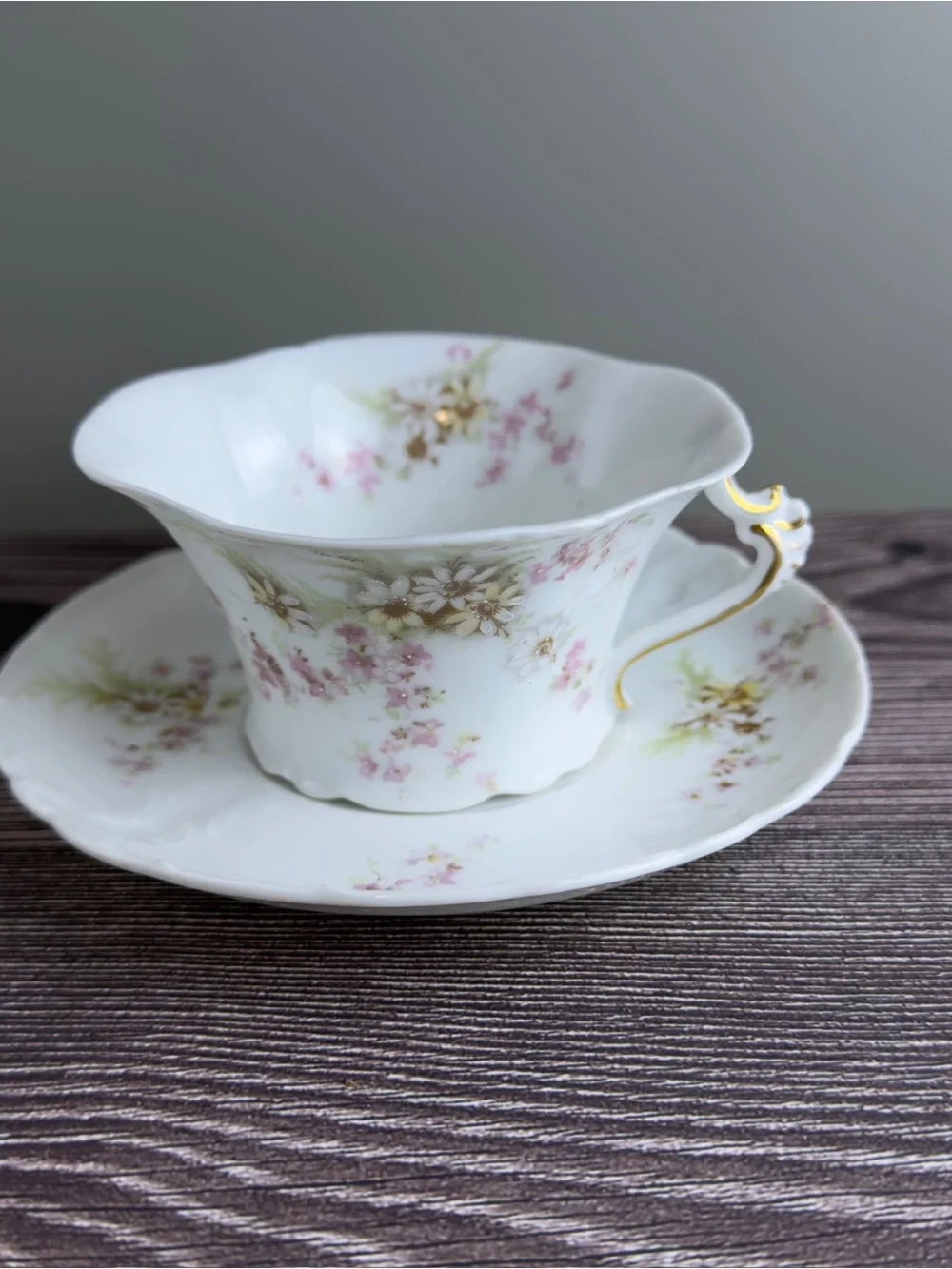 Antique Porcelain Tea Set & Pitcher Bundle – Bavaria, Sevres, Floral, No Chips